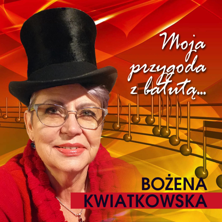 Plakat spotkania autorskiego z Bożeną Kwiatkowską